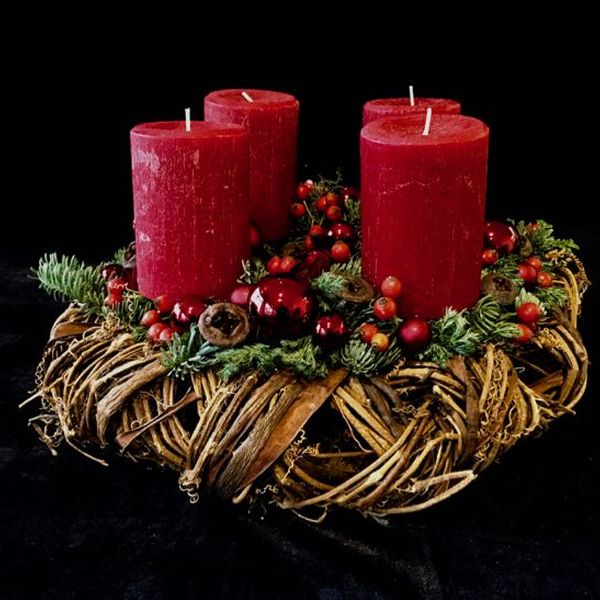 Adventskranz und Weihnachtsfloristik von Blumen Flaschka in Augsburg (2)
