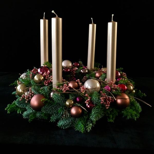 Adventskranz und Weihnachtsfloristik von Blumen Flaschka in Augsburg (11)